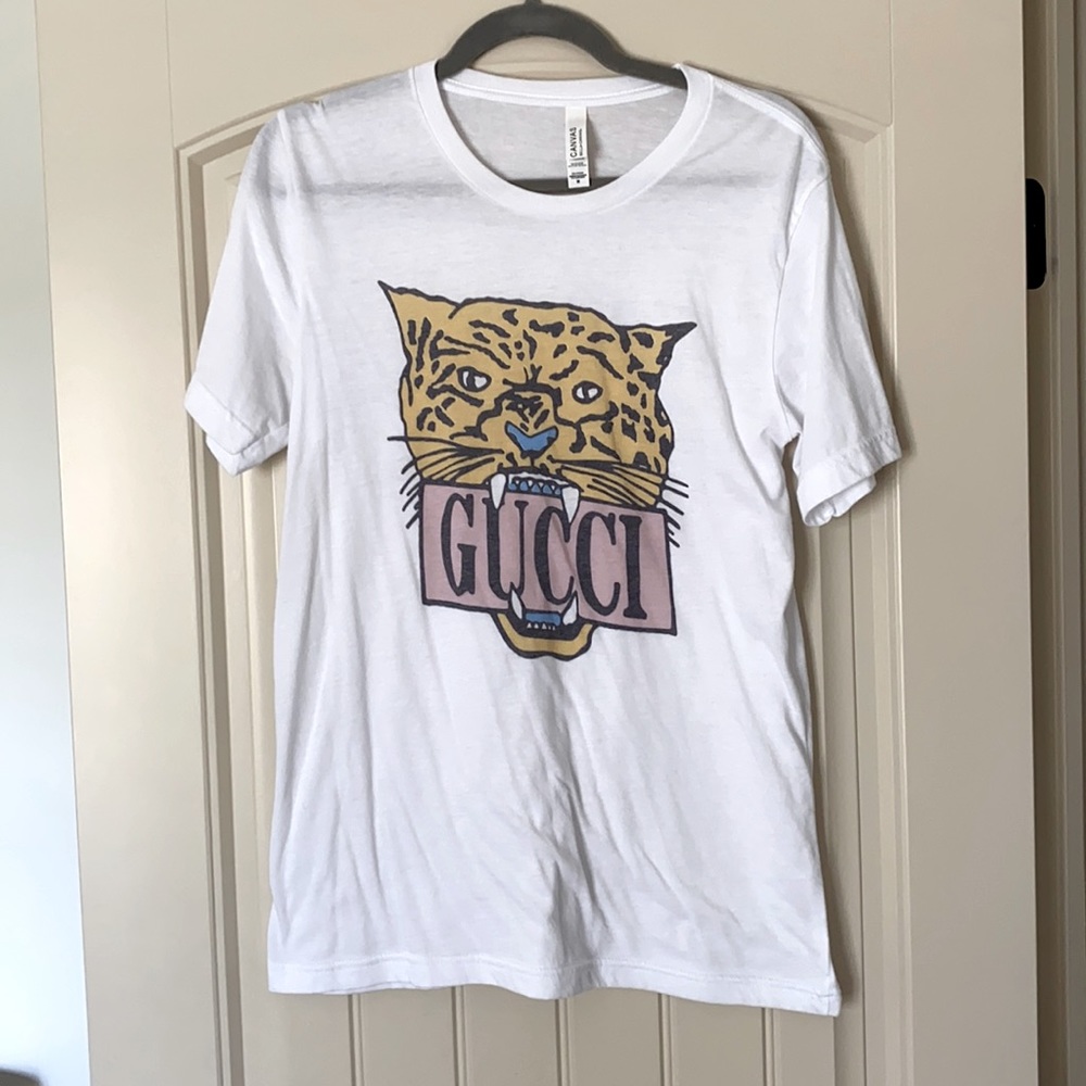 Designer inspired tee from an Etsy shop